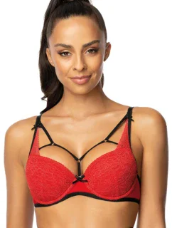 Mat 3636/11 Loren farba: červená a čierna