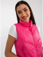 Dámská vesta NM KZ H model 18041499 tmavě růžová - FPrice Dámská vesta NM KZ H model 18041499 tmavě růžová - FPrice