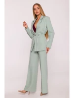 model 21295972 Blejzr se stahovacím pasem mátový - Moe