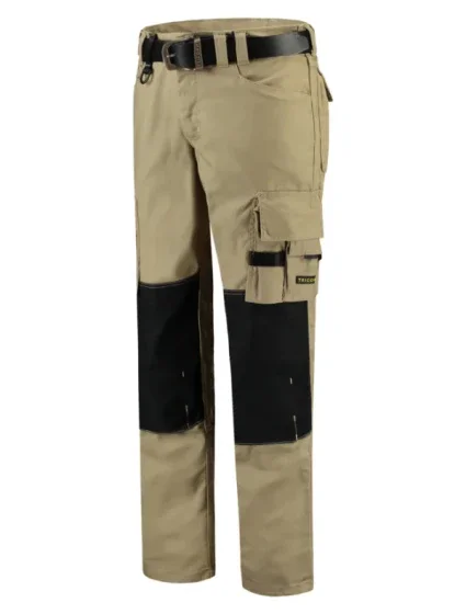 Pracovné nohavice z plátna Cordura unisex khaki