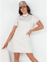 SHAWN ecru mini šaty FashionStreet EY2449