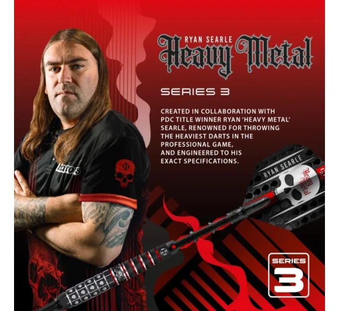 Šípky RYAN SEARLE SERIES 3 90% softip Šípky RYAN SEARLE SERIES 3 90% softip