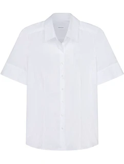 Seidensticker Blouse SSL Blúzka s krátkym rukávom 78.0605 biela