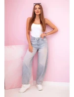 Dámska blúzka bez ramienok s výstrihom biela