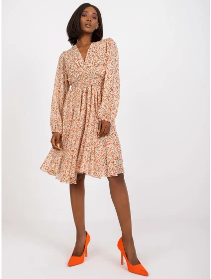 Šaty CHA SK model 17265028 béžová - FPrice Šaty CHA SK model 17265028 béžová - FPrice