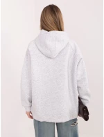 Mikina RV BL A1034.30 melanžová sivá Mikina RV BL A1034.30 melanžová sivá