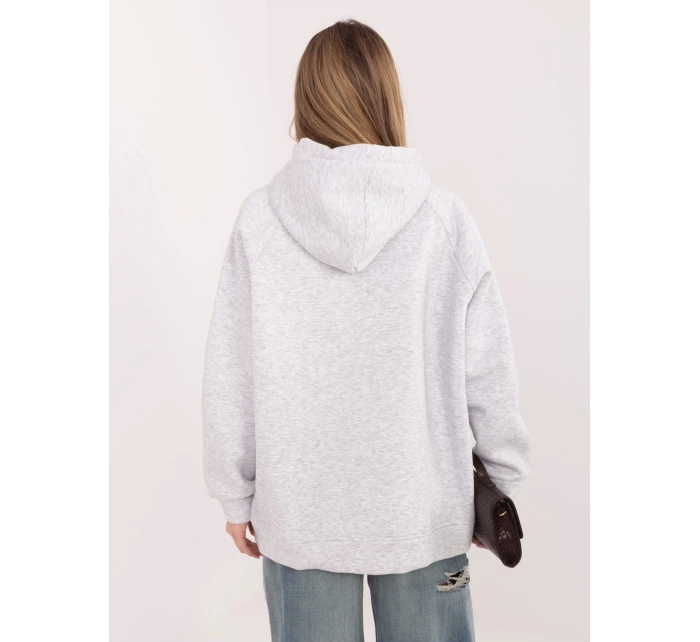 Mikina RV BL A1034.30 melanžová sivá Mikina RV BL A1034.30 melanžová sivá