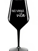 (UN)WINE WINE - čierny nerozbitný pohár na víno 470 ml