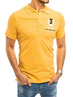 Pánske žlté polo tričko FashionStreet PX0358