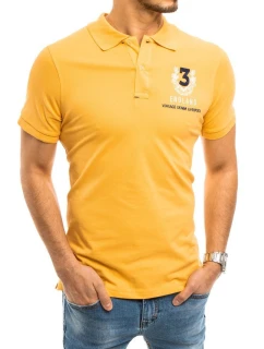 Pánské žluté polo tričko model 21963088 - Dstreet