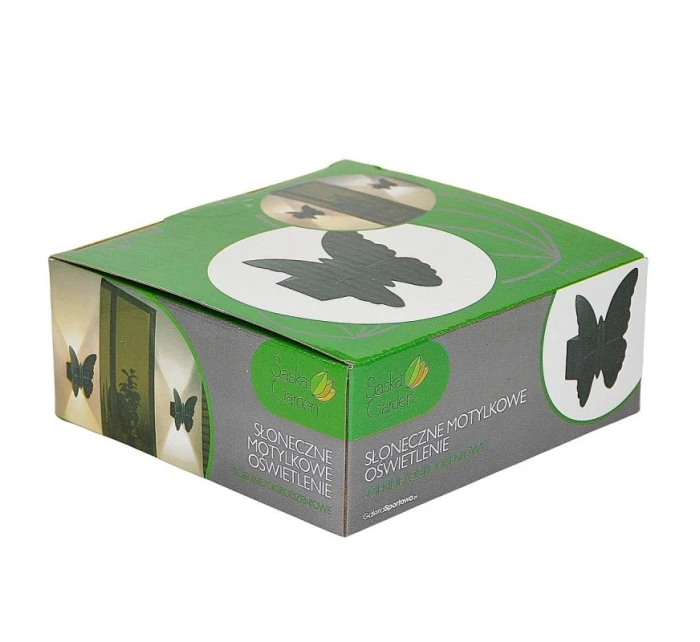 SOLÁRNE NÁSTENNÉ SVIETIDLO BUTTERFLY 2LED