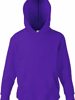 Fruit of the Loom Classic Kids Hooded Sweat Detská mikina s kapucňou 16.2043 fialová