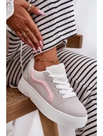 Sneakersy Damskie Na Platformie Szare Tellnira Sneakersy Damskie Na Platformie Szare Tellnira