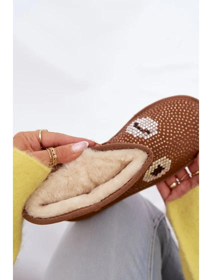 Zdobené Zimní Boty Dámské Camel model 21937551 - Boto Zdobené Zimní Boty Dámské Camel model 21937551 - Boto