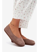 Dámské baleríny Barefoot Taupe Hollin