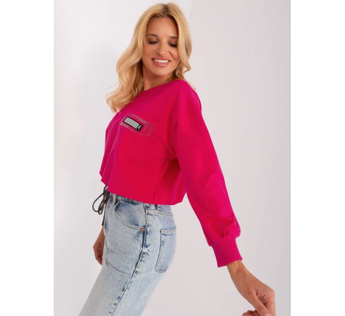 Bluzka RV BZ model 18785588 fuksjowy - FPrice Bluzka RV BZ model 18785588 fuksjowy - FPrice