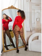 Dámské síťované punčocháče  černé model 20965283 - In-style Fashion