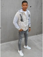 Pánská velbloudí mikina na zip Dstreet model 21966775 - FashionStreet