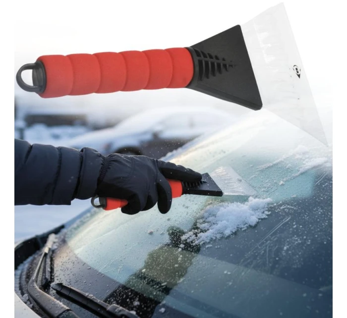 ŠKRABKA NA SKLO 25 CM DUNLOP ČERVENÁ