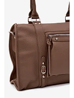 Velká taška z imitace kůže Taupe model 22220877 - Flora&Co Velká taška z imitace kůže Taupe model 22220877 - Flora&Co