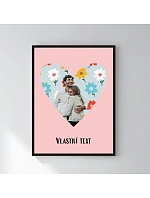 Personalizovaný magický fotorámik – 30x40 – výrez fotografie na podklade