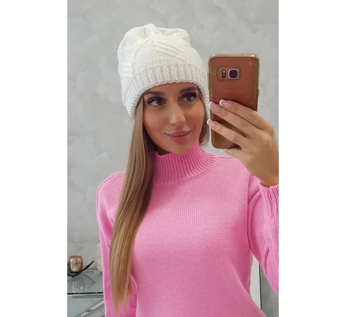 Majka dámska čiapka K376 krémová - Oliwier