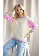 Sveter s krátkym rukávom model 178640 PeeKaBoo Sveter s krátkym rukávom model 178640 PeeKaBoo