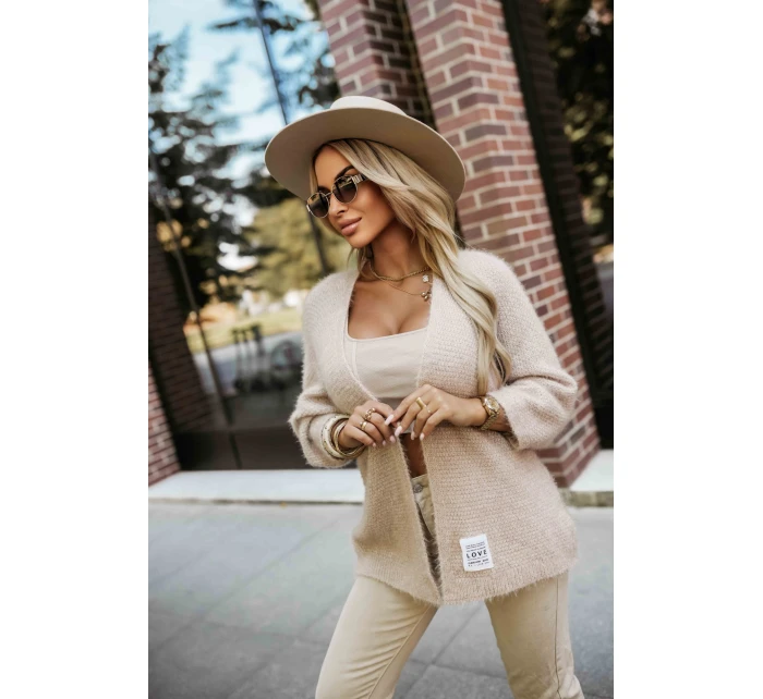 631-1 Štýlový mäkký pletený sveter - béžový 631-1 Štýlový mäkký pletený sveter - béžový