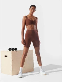 Dámske cyklistické legíny z recyklovaného materiálu 4F 4FSSS23TFSHF421-81S