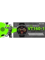 VELTORI VT160-1 Smartwatch Čierny silikónový remienok