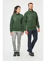905 Pracovní fleecová mikina s 1/4 zipem model 22514431 forest green - WK 905 Pracovní fleecová mikina s 1/4 zipem model 22514431 forest green - WK