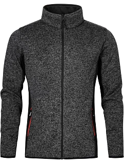 Promodoro 7700 Pánska pracovná pletená fleecová bunda 40.7700 heather graphite