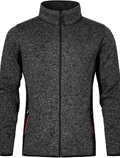 7700 Pánská pracovní pletená fleecová bunda model 22517029 heather graphite - Promodoro
