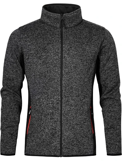 Promodoro 7700 Pánska pracovná pletená fleecová bunda 40.7700 heather graphite Promodoro 7700 Pánska pracovná pletená fleecová bunda 40.7700 heather graphite