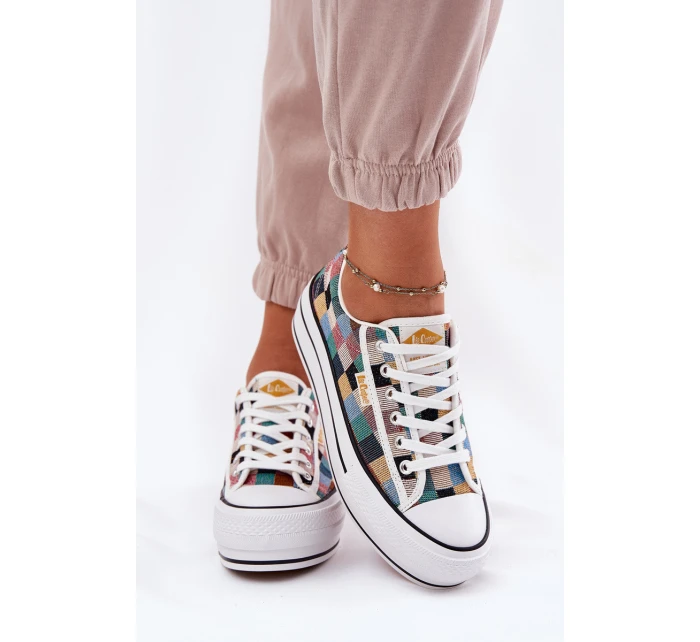 Vzorované Dámské Tenisky Na Platformě model 21693962 Multikolor - Lee Cooper