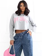 Bluza model 22340963 jasny szary - FPrice Bluza model 22340963 jasny szary - FPrice