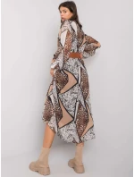 Šaty LC SK 22K 3038.78P čierna a béžová