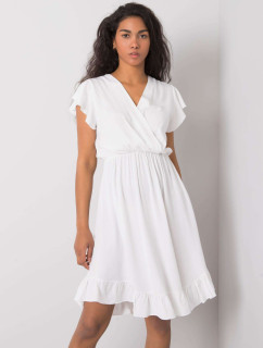 OCH BELLA Bílé šaty s výstřihem do model 15331673 - FPrice