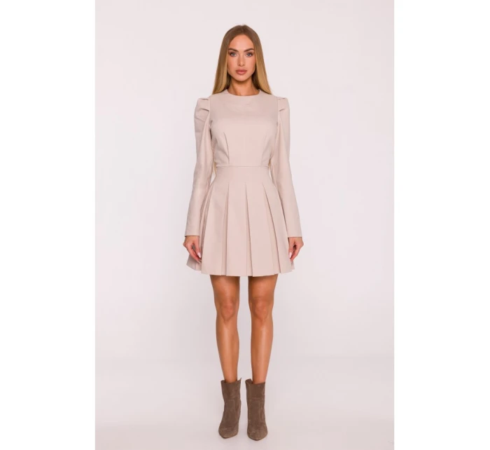 Šaty  béžové model 21296195 - Moe