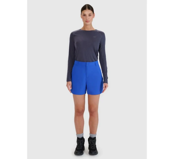 Dámske rýchloschnúce trekingové šortky 4F 4FWSS25TFSHF0994-36S Dámske rýchloschnúce trekingové šortky 4F 4FWSS25TFSHF0994-36S