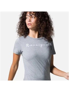 T-Shirt ROSSIGNOL W Logo Rossi Tee szary