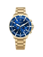 Pánské hodinky Chronograph Sapphire Gold Blue model 21807543 - Giewont Pánské hodinky Chronograph Sapphire Gold Blue model 21807543 - Giewont