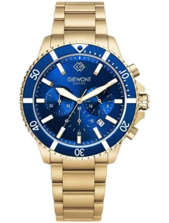 Pánske hodinky Giewont Chronograph Sapphire Gold Blue GW3970-B6