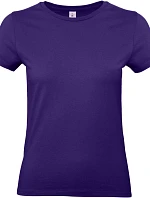 B&C #E190 /women Dámske tričko z hrubej bavlny 01.004T radiant purple