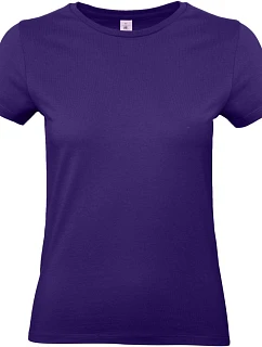 B&C #E190 /women Dámske tričko z hrubej bavlny 01.004T radiant purple