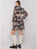 Šaty LC SK 22K 3035.03P čierna a béžová Šaty LC SK 22K 3035.03P čierna a béžová