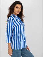 Blúzka LK BZ 509300.70P bielo-modrá Blúzka LK BZ 509300.70P bielo-modrá