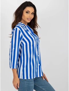 Blúzka LK BZ 509300.70P bielo-modrá