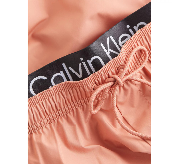 Pánske plavky Tkaný spodný diel SHORT DOUBLE WB KM0KM00920TL6 - Calvin Klein