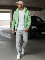 Pánská mikina s kapucí mint Dstreet model 21964386 - FashionStreet